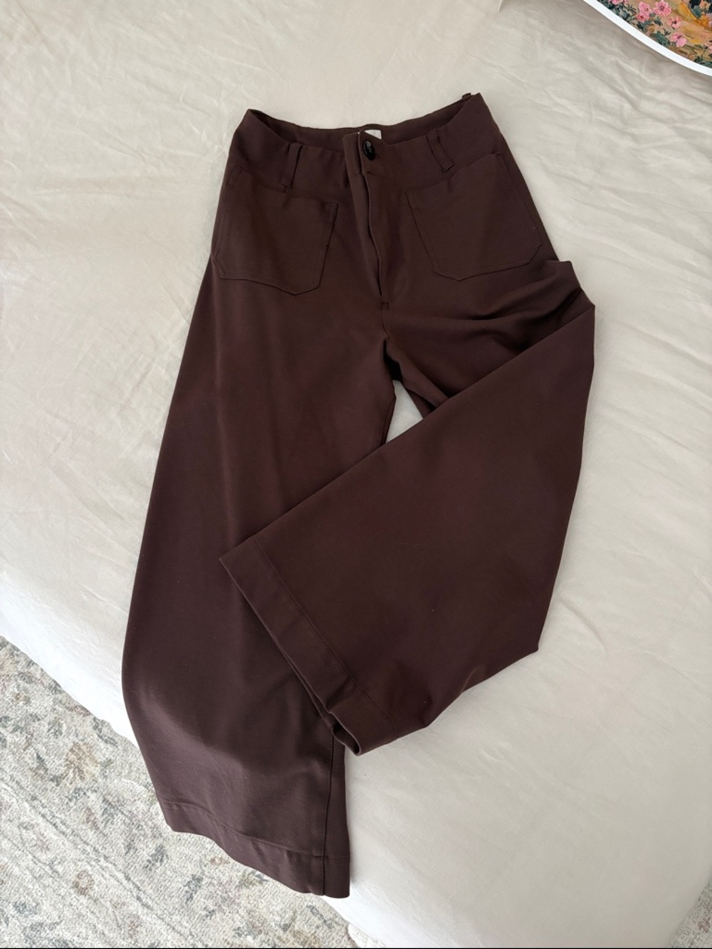Maeve Colette Cropped Wide Leg Pant